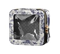 FRODOTGV Flowers Daffodil Cactus Butterflies Bees Rose Gold Clear Makeup Bags, 16, 1 Size, 40 EN, 1 Size, uk 14 / us, 1 Size