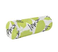 FRODOTGV Green Lime Lemon Fruits Bolster Pillow Decorative Orthopedic Neck Roll Pillow 17 Inch Round Pillow Insert Cylinder Neck Roll Neckroll Pillows for Bed