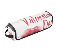 FRODOTGV Hair Tool Travel Bag Women Essentials Storage and Heat Resistant Mat with Zipper, Valentines Day Sexy Lips for Hot Tools Curling Iron Flat Irons Hair Volumizer Styler