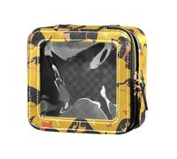 FRODOTGV Hot Dog Seamless Cute Clear Makeup Bag for Purse Travel Bags for Toiletries Cosmetic Containers for Girls, Dachshund Dreams Of A Bone, One Size
