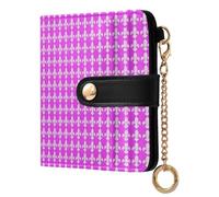 FRODOTGV Ladies Wallet Full Print Pattern Card Slots Compact Size Stylish Shopping Bright Fleur