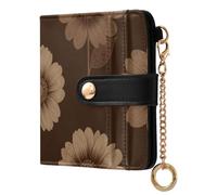 FRODOTGV Ladies Wallet Soft PU Leather RFID Blocking Portable Minimalist Outdoor Activities Art Nouveau