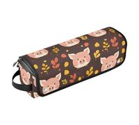 FRODOTGV Little Pig Faces Hair Tools Travel Bag with Heat Resistant Mat Waterproof Curling Iron Travel Case for Curling Iron Straightener Flat Hair Dryer Portable Organizer