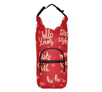 FRODOTGV Merry Christmas Holly Jolly Waterbottle Sling Adjustable Water Bottle Insulated Carrier Water Bottle Belt Holder Fits 20/24/32/40 oz Bottles