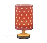 FRODOTGV Night Lights Desk Led Lamp with USB White Dot Polka Red Minimalist Table Lamps for Kids Hallway