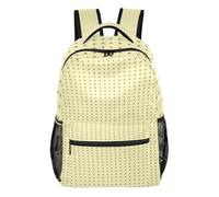 FRODOTGV Outdoor Daypack Lightweight Portable Build Polyester Twill Fabric for Primary Secondary School Pupils Daily Shopping Cream Base Size Medium