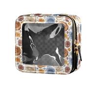 FRODOTGV Pattern Archaeological Clear Makeup Bag Small Waterproof Travel Toiletry Bag Travel Cosmetic Case for Travel, Pattern, 1 size, pattern a, 1 size
