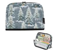 FRODOTGV Pencil Case Holder Large Capacity Make Up Bags Slots Multi-Purpose Bag for Man Cosmetics Ice Cedar