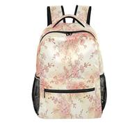 FRODOTGV School Backpack Lightweight Portable Build Polyester Twill Fabric for Primary Secondary School Pupils Outdoor Activities Cherry Soft Size Medium
