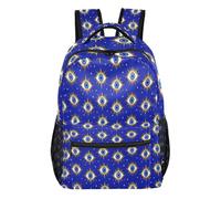 FRODOTGV School Rucksack Lightweight Portable Build Polyester Twill Fabric for Kids Teens Ages 7-18 School Commute Evil Eyes Size Medium