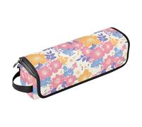 FRODOTGV Seamless Cartoon Koala Bear Women's Travel Bag for Hair Tools Large Storage Bags with Heat Resistant Pad for Flat Irons Hot Tools and Haircare Accessories, Merry Christmas & Happy New Year