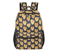 FRODOTGV Student Backpack Firm Shaped Empty Standing Design Peach Skin Inner Lining for Teenagers Boys Girls Daily Use Pom Harvest Size Small