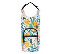 FRODOTGV Summer Fruits Oranges Sling Water Bottle Holder Lightweight Water Bottle Carrier for Biking Cross Body Water Bottle Holder Fits 20/24/32/40 oz Bottles