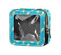 FRODOTGV Taco Avocado Clear Toiletry Bag with Zipper for Travel, Taco Avocado, 1 Size, Taco Lawyer, 1 size