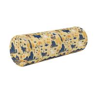 FRODOTGV Wild West Western Scotland Memory Foam Roll Pillow Cylinder Bolsters with Removable Washable Cover Ergonomically Designed for Head, Back, and Legs