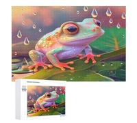 Frog 1000 Piece Jigsaw Puzzle- Brain Teaser Game for Adults & Children - Educational Activities Wooden Jigsaws （75×50cm）
