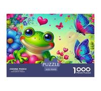 Frog, 1000-piece Jigsaw Puzzle, Exciting Problem Based Competition Fostering Determination Adaptability Quick Thinking, Enjoyable Social Pastime Encouraging Performance Driven Participation, Suitable