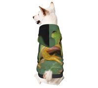 Frog Adorable Pet Hoodie - Soft Polyester Dog Hoodie For Small Dogs, Cute Hooded Pet Clothing