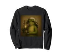 Frog America Oil Lamp George Washington Wig Sweatshirt