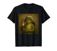 Frog America Oil Lamp George Washington Wig T-Shirt