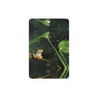 Frog And Rain Printing 10 Pcs Car Air Freshener Fragrant Sheets,Car Hanging Accessories With Strings For Decor