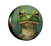 Frog And Rain Wheel Cover14-17 Inch Spare Tyre Cover Fit Traile Rv Suv Truck Tough Tire Wheel Soft Cover
