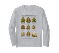 Frog and Toad Field Notes Amphibian Nature Study Kids Long Sleeve T-Shirt