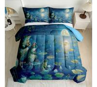 Frog Animals Single Coverless Duvet Set All-Season 7.5 tog 3D