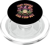 Frog Around and Find Out T-Shirt Funny Cottagecore Toad PopSockets PopGrip for MagSafe