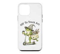 Frog Art Teacher Off To Teach Creative Classroom Painting Case for iPhone 12 mini