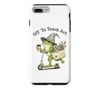 Frog Art Teacher Off To Teach Creative Classroom Painting Case for iPhone 7 Plus/8 Plus