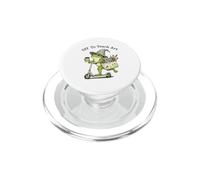 Frog Art Teacher Off To Teach Creative Classroom Painting PopSockets PopGrip for MagSafe