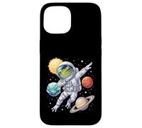 Frog Astronaut Amphibian Dabbing Funny Space Animal for Kids Case for iPhone 15