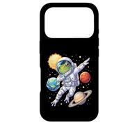 Frog Astronaut Amphibian Dabbing Funny Space Animal for Kids Case for iPhone 17 Pro