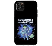Frog Astronaut Sometimes I Just Be Farting Funny Space Meme Case for iPhone 11 Pro Max