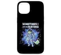 Frog Astronaut Sometimes I Just Be Farting Funny Space Meme Case for iPhone 13