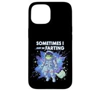 Frog Astronaut Sometimes I Just Be Farting Funny Space Meme Case for iPhone 15