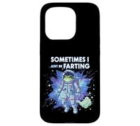 Frog Astronaut Sometimes I Just Be Farting Funny Space Meme Case for iPhone 15 Pro