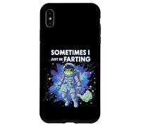 Frog Astronaut Sometimes I Just Be Farting Funny Space Meme Case for iPhone XS Max