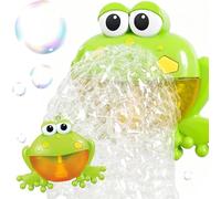 Frog Baby Bath Toys, Frog Bath Bubble Machine Automatic Musical Bubble Machine Bathtime Bathtub Toy Bubbles Maker Toys with Music Fun Shower Toy Gifts for Carnival Birthday Party