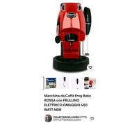 Didiesse - Coffee machine with ese 44 mm pods - Model Baby Frog Pod machine - Compact 450 W - with standby function and 1.5 L tank (white)