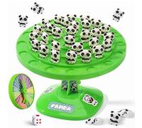 Frog Balance Game, Balanced Tree Frog Board Game, Frog Balance Counting Toys for Kids, Multiplayer Desktop Stacking Interactive Toys for Family Gathering Christmas Party (C)