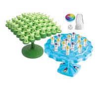 Frog Balance Maths Games - Frog Balance Game, Interactive Desk Toy Kids Adults Classroom Play, Two Player Stacking Tree Challenge, Travel Home Party Learning Fun | Childrens Day Frogs Game