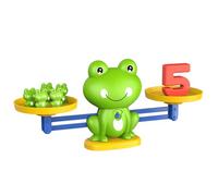 Frog Balance Scale Math Toys, Number Counting Blocks with Frog, Balancing Learning Game, Number and Cards for Preschool Boys and Girls (40 Frogs)