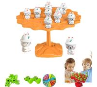 Frog Balance Tree Game, Balance Board Game, Tree Parent-Child Interactive Family, Tabletop Puzzle Game for Boy Girl Improves Fine Motor Skills and Hand-Eye Coordination (Style4)