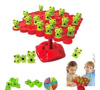 Frog Balance Tree Game, Balance Board Game, Tree Parent-Child Interactive Family, Tabletop Puzzle Game for Boy Girl Improves Fine Motor Skills and Hand-Eye Coordination (Style1)