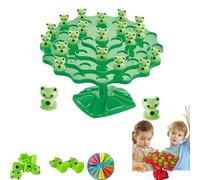 Frog Balance Tree Game, Balance Board Game, Tree Parent-Child Interactive Family, Tabletop Puzzle Game for Boy Girl Improves Fine Motor Skills and Hand-Eye Coordination (Style2)