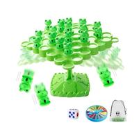 Frog Balancing Game - ABS 17x17x11cm | Tree Interactive Desktop Puzzle Board | Two Player Frog Chessboard For Children And Adults Birthday Party And Parent Child Activity
