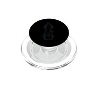 Frog Beanie Flower Sketch PopSockets PopGrip for MagSafe