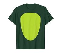 Frog Belly Body Costume Halloween Pretend I'm A Frog T-Shirt, Men, Dark Green, 3X-Large